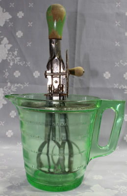 1000W Vintage Glass Jug Blender Green