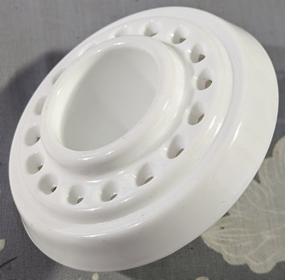 Reamer for a white milk glass glass Edna Barnes 2 piece reproduction juicer