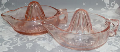 Compare 2 different shade of pink Sunkist juicers