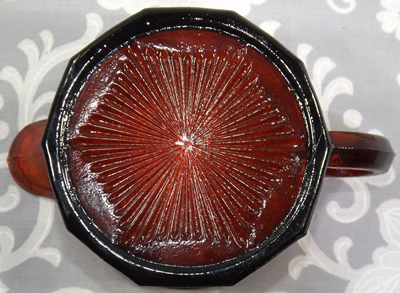 Ruby red 2 piece juicer star base