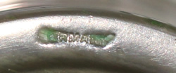 Hallmark "Germany" on a 7 piece stainless Steel cocktail shaker with juicer