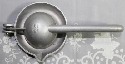 Pear shape ceramic juicer - top view
