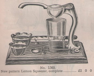 Listed in the 1899 Army & Navy Co-Operative Society Catalogue