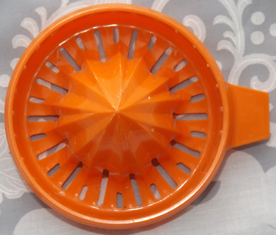 Orange Hostess juicer top