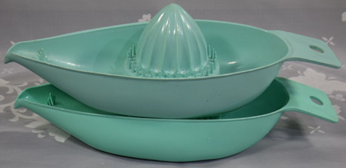 Compare grey & green Marquis plastic juicer