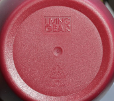 The base of a pink and green cactus top juicer
