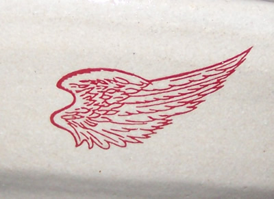 Red Wing pottery logo
