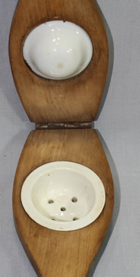 Wood with ceramic insert juicer