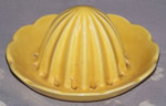 Yellow Carlton Ware juicer top
