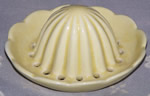 Small yellow Carlton Ware juicer top