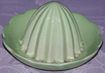 Green Carlton Ware juicer top