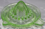Research information on the development stages of  lemon juicers made by Crown Crystal Glass Co. Ltd. (Australia)