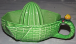 Pale green 'Fruit Basket' Carlton Ware 1 piece juicer