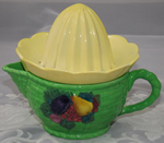 Green 'Fruit Basket' Carlton Ware juicer