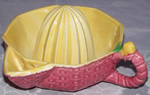 Purple and yellow 'Fruit Basket' 1 piece juicer - Japanese Copy