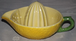 Yellow and white Carlton Ware juicer