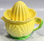 Yellow Buttercup 2 piece Carlton Ware juicer