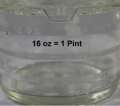 U.S. Glass Company measusrements