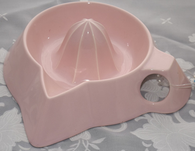 Pink Australian 'JH' ceramic juicer