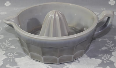 Large grey marble glass juicer