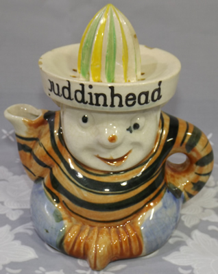 Green and yellow Puddinhead juicer