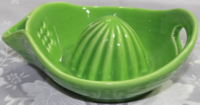 Large green Fiesta ware juicer