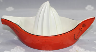 Beswick red boat juicer