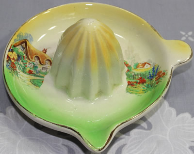 English Morecambe souvenir juicer