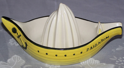 Paignton Souvenir Beswick boat juicer