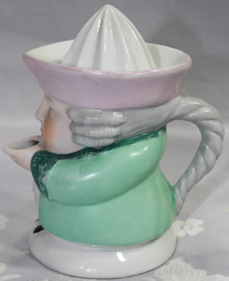Pale green with pink hat 1 piece toby juicer