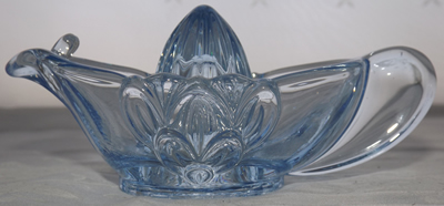 Blue Stolzle of Czechoslovakia juicer