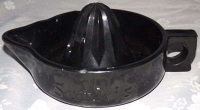 Black painted white milk SUNKIST juicer