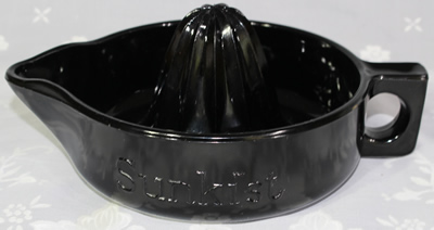 Black glass Sunkist juicer
