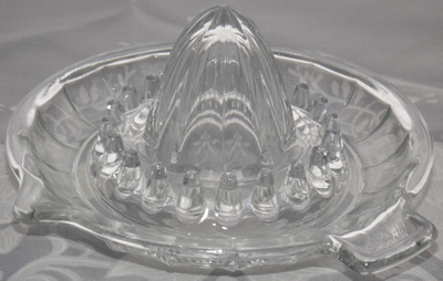 Reims, France 20 panel clear glass juicer