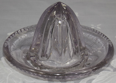 Indiana Glass Co. Easley's patent clear glass reamer