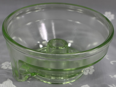 Green glass juicer attachment