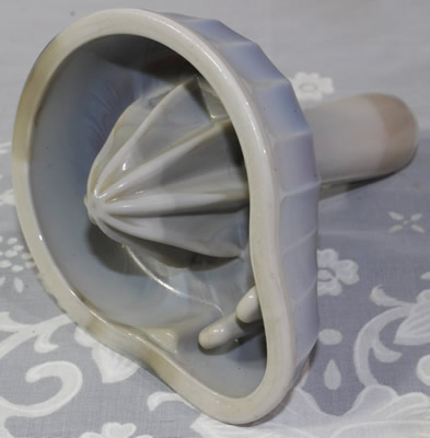 Reproduction grey marble glass Duboe hand held juicer