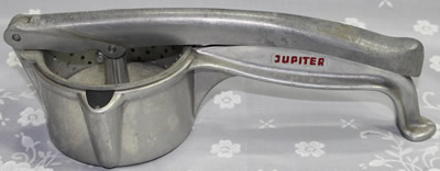 A Jupiter aluminium press juicer