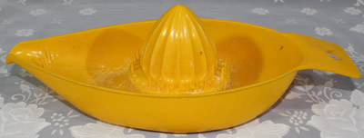 Yellow Marquis (Australia) boat shaped juicer