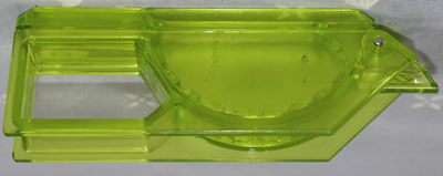 Zyliss transparent lime green plastic bird squeezer juicer