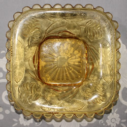 No. 4B 5½" Plate - Amber (Variety 1)