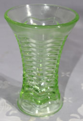 Vase Waverley pattern (Green)