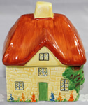 Carlton Ware cottage preserve jar