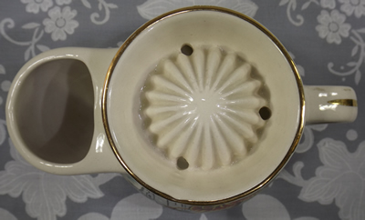 Top view of a Prince of Wales 1969 juicer OR shaving mug