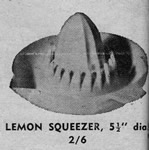Womens magazine, 1952 showing Ferolux Gyro Mixer plastic juicer